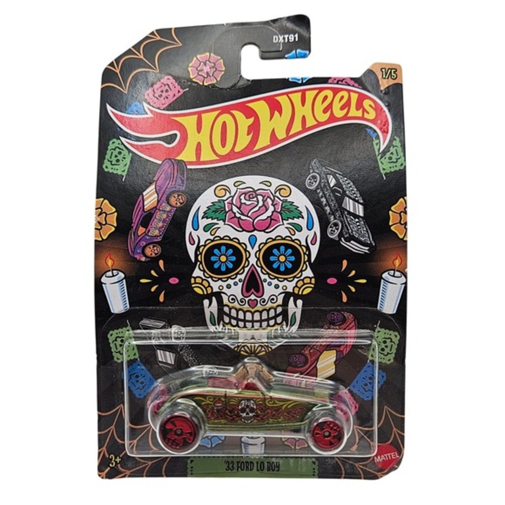 Hot Wheels 33 Ford Lo Boy Day of the Dead‎ Collectible Toy Car